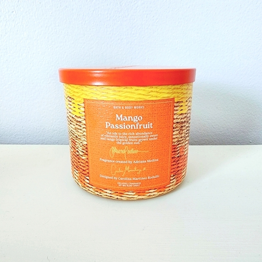 Bath & Body Works Mango Passionfruit 3 Wick Candle
